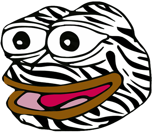 Zepe the feelszebraman zebra frog meme animal